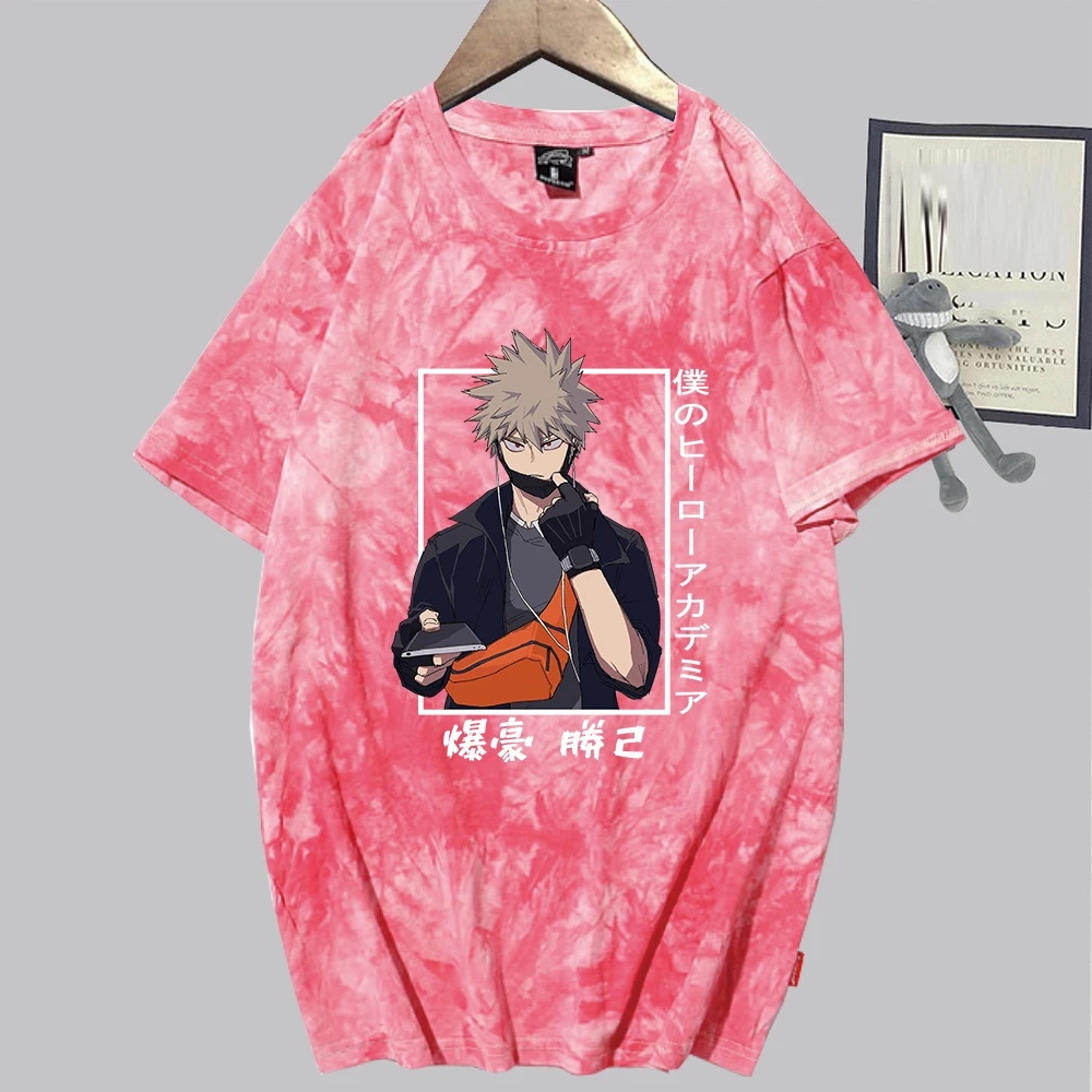 My Hero Academia T-shirt 2021 Novelty Anime Tie-dye Clothing Bakugou Graphic Tees Casual 90s Street Fashion Tops Male
My Hero Academia T-shirt 2021 Novelty Anime Tie-dye Clothing Bakugou Graphic Tees Casual 90s Street Fashion Tops Male