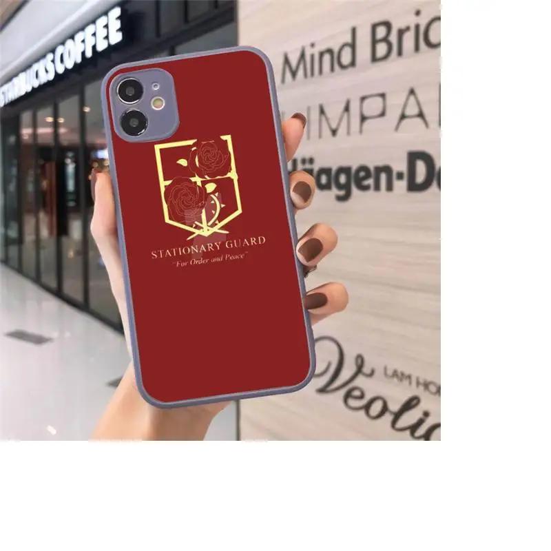 Anime Japanese attack on Titan Phone Case Matte transparent For Gray iPhone 12 Mini 11 Pro XR XS Max 7 8 Plus X Back Cover
Anime Japanese attack on Titan Phone Case Matte transparent For Gray iPhone 12 Mini 11 Pro XR XS Max 7 8 Plus X Back Cover