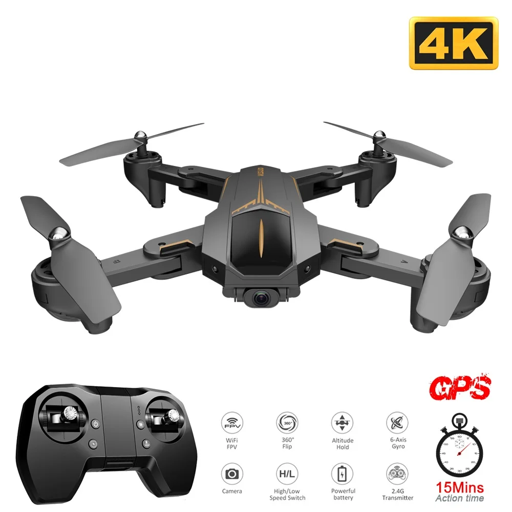 

XS812 GPS RC Drone with 4K HD Camera 5G WIFI FPV Altitude Hold One Key Return RC Quadcopter Helicopter VS XS809S E58 E502S