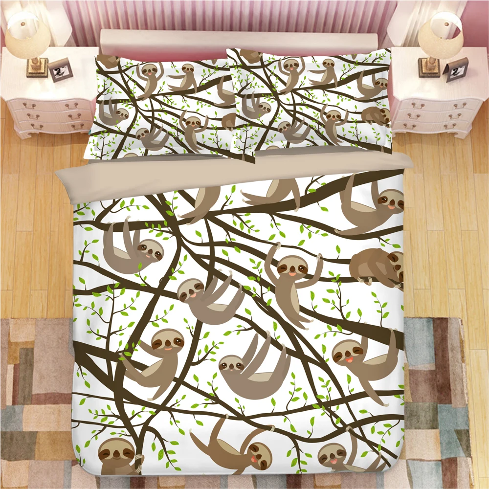 Bradypod Sloth 3D Bedding Set Duvet Covers Pillowcases One Piece Comforter Bedding Sets Bed Linen
Bradypod Sloth 3D Bedding Set Duvet Covers Pillowcases One Piece Comforter Bedding Sets Bed Linen