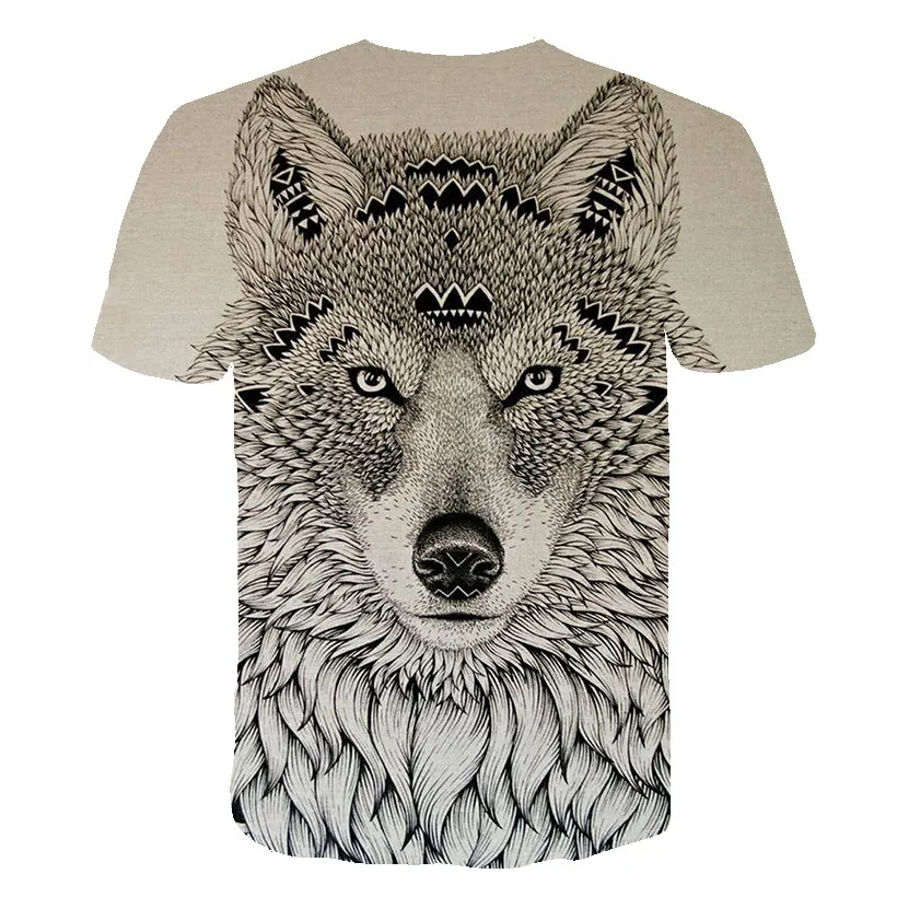 New 2020 Wolf T-Shirt Male 3d Printing Horror Psychedelic t-shirt Harajuku Cool Casual Funny Animal Print t shirt Hot Sale Tops
New 2020 Wolf T-Shirt Male 3d Printing Horror Psychedelic t-shirt Harajuku Cool Casual Funny Animal Print t shirt Hot Sale Tops