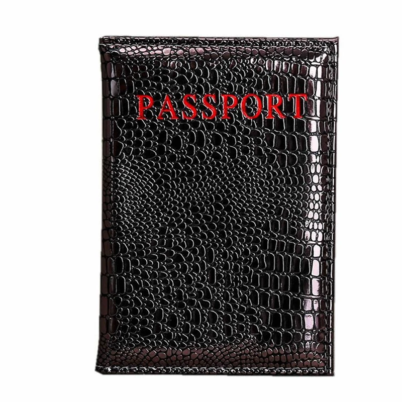 Обложка для паспорта со змеиным рисунком мужчин и женщин аксессуары путешествий
