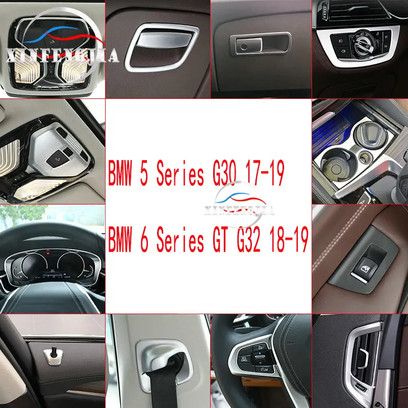 Для BMW Новинка 5 серии 6GT G32 G30 17-19 ABS хромированный серебристый модифицированный декорированный прибор панель рулевое колесо внутренняя отде...
Для BMW Новинка 5 серии 6GT G32 G30 17-19 ABS хромированный серебристый модифицированный декорированный прибор панель рулевое колесо внутренняя отде...