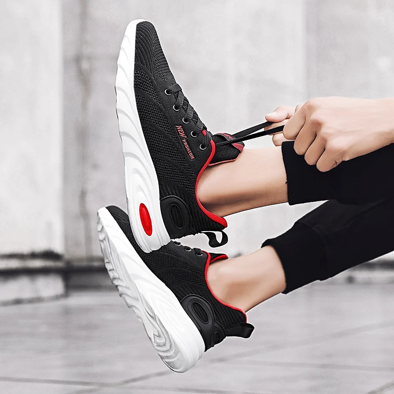 Кроссовки для кроссовки с дышащей сеткой Вязание для Мужская мода; zapatos; Мужские повседневные однотонные de удобные кроссовки informales»
Кроссовки для кроссовки с дышащей сеткой Вязание для Мужская мода; zapatos; Мужские повседневные однотонные de удобные кроссовки informales»