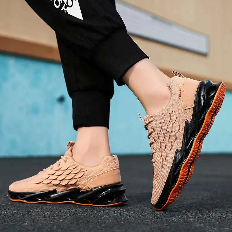 Мужские беговые кроссовки, спортивная обувь с резиновой подошвой, красивые брендовые, для мужчин
Мужские беговые кроссовки, спортивная обувь с резиновой подошвой, красивые брендовые, для мужчин