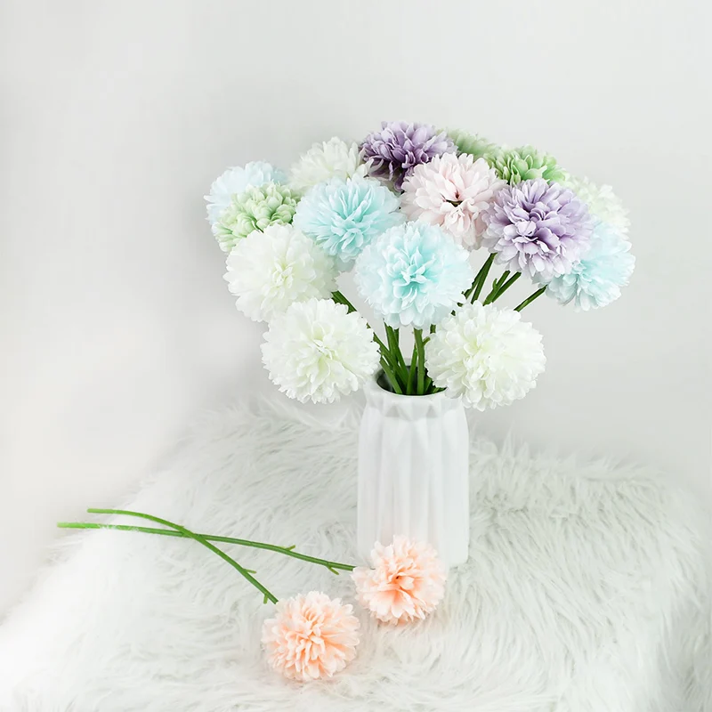 3/5pcs Silk Artificial Flower Ball Chrysanthemum Bouquet for Wedding Home Decoration Valentine's Day Rose Gift Fake Flower Craft
3/5pcs Silk Artificial Flower Ball Chrysanthemum Bouquet for Wedding Home Decoration Valentine's Day Rose Gift Fake Flower Craft