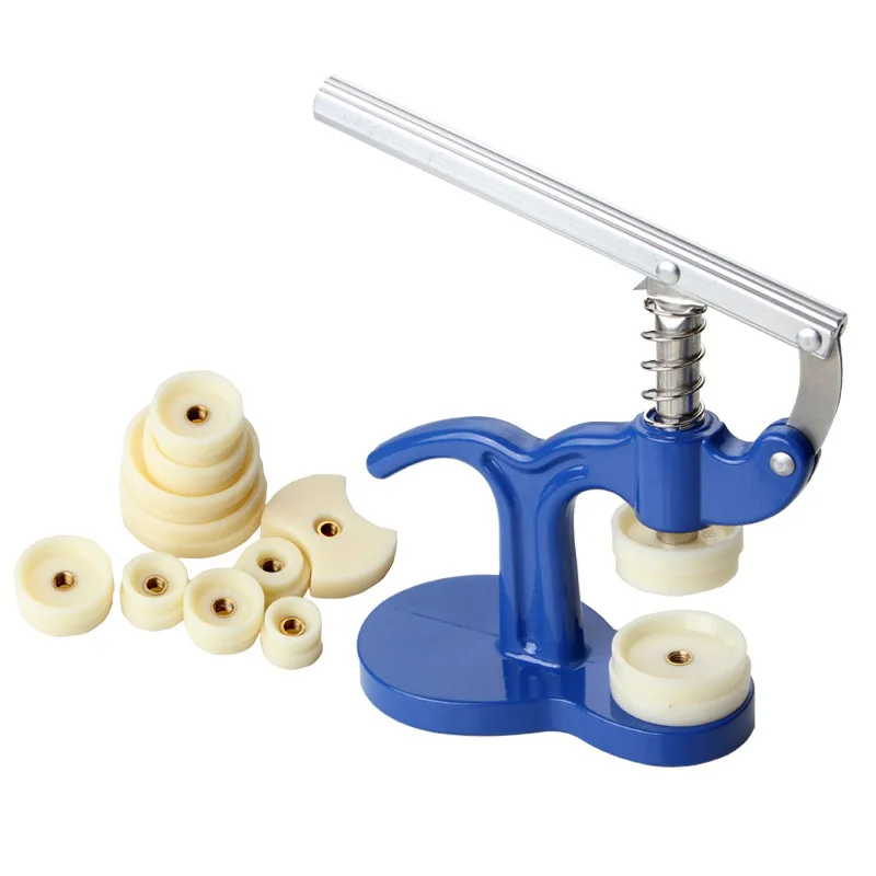Repair Watch Set Pressure Back Cover Pressure Meter Cover Press Battery Replacement Tool Blue Grinding Watch Bottle Cap Pressor
Repair Watch Set Pressure Back Cover Pressure Meter Cover Press Battery Replacement Tool Blue Grinding Watch Bottle Cap Pressor