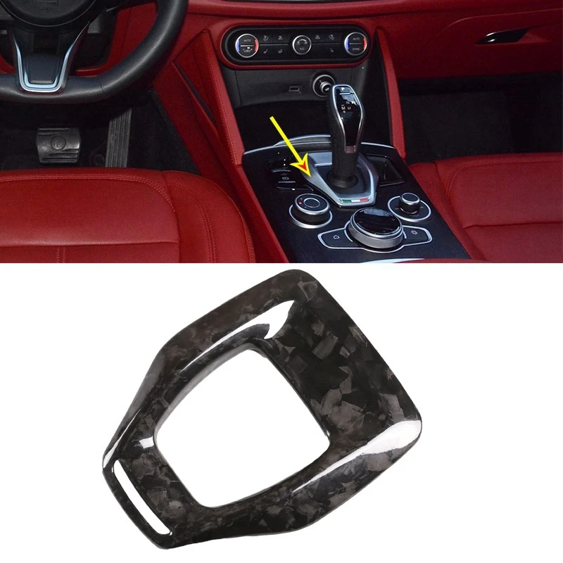 Carbon Fiber Full Forged Center Console Gear Shift Panel Cover Trim Sticker for Alfa Romeo Giulia Stelvio 2020
Carbon Fiber Full Forged Center Console Gear Shift Panel Cover Trim Sticker for Alfa Romeo Giulia Stelvio 2020