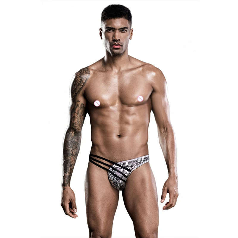 Fashion Polyester Snakeskin Fabric Low-waist Panties Men's Gay Sexy Silver Erotic Underwear Bar Nightclub Wild Temptation Briefs
Fashion Polyester Snakeskin Fabric Low-waist Panties Men's Gay Sexy Silver Erotic Underwear Bar Nightclub Wild Temptation Briefs