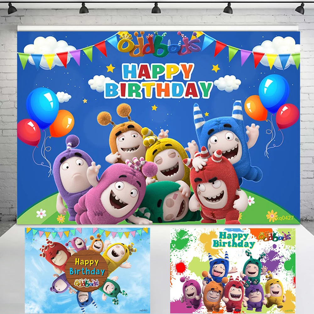 Cartoon Oddbods Party Backdrops Photo Studio Baby Shower Photography Props Children's Birthday Background Vinyl Banner
Cartoon Oddbods Party Backdrops Photo Studio Baby Shower Photography Props Children's Birthday Background Vinyl Banner