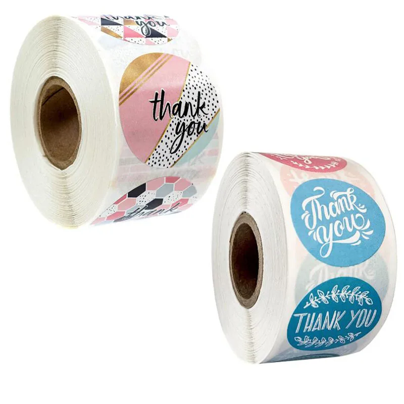 500 Sheets/roll Color Thank You Sticker Cute Printing Scrapbook Stationery Handmade Crafts Wedding Decoration Sticker Label
500 Sheets/roll Color Thank You Sticker Cute Printing Scrapbook Stationery Handmade Crafts Wedding Decoration Sticker Label