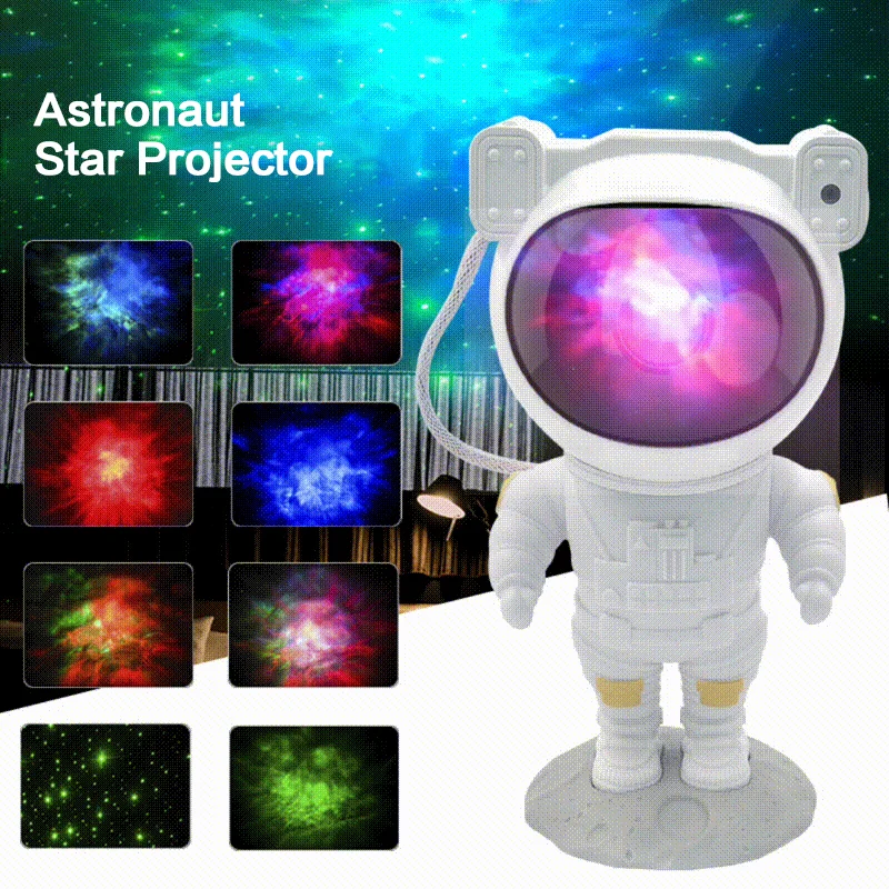 LED Star Galaxy Projector Nebula Children Night Light Room Decor Astronaut Starry Sky Porjectors Bedroom Decoration Table Lamp
LED Star Galaxy Projector Nebula Children Night Light Room Decor Astronaut Starry Sky Porjectors Bedroom Decoration Table Lamp