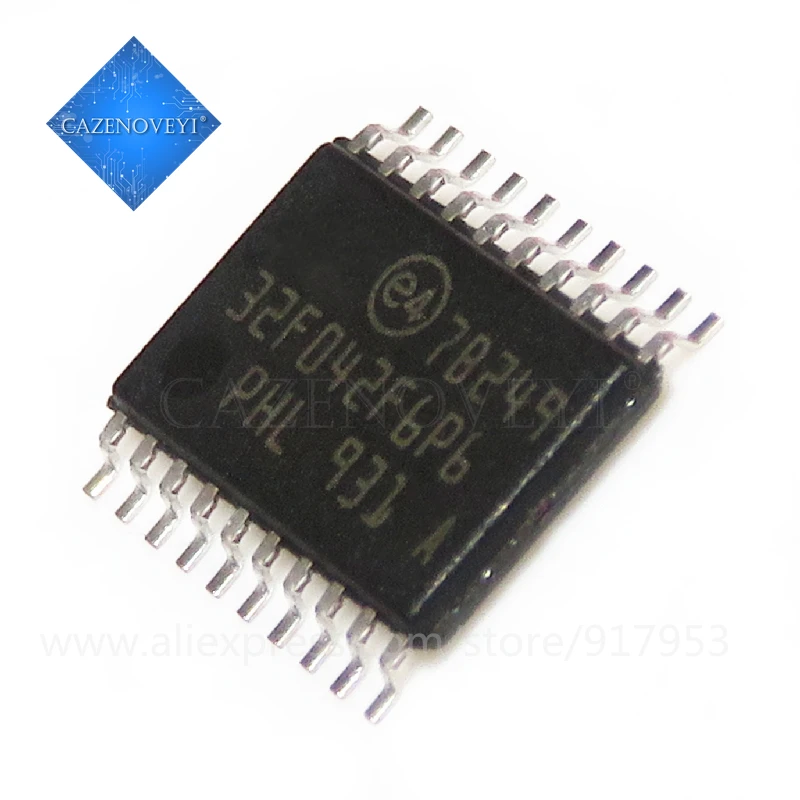 1pcs/lot STM32F042F6P6 STM32F042 32F042 TSSOP-20 IC MCU 32BIT 16KB FLASH best quality In Stock | Электронные компоненты и