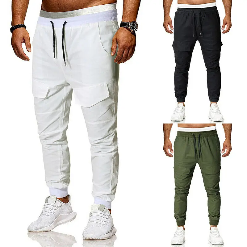 New Men Casual Sport Long Pants Slim Fit Trousers Joggers Gym Sweatpants Clothes
New Men Casual Sport Long Pants Slim Fit Trousers Joggers Gym Sweatpants Clothes