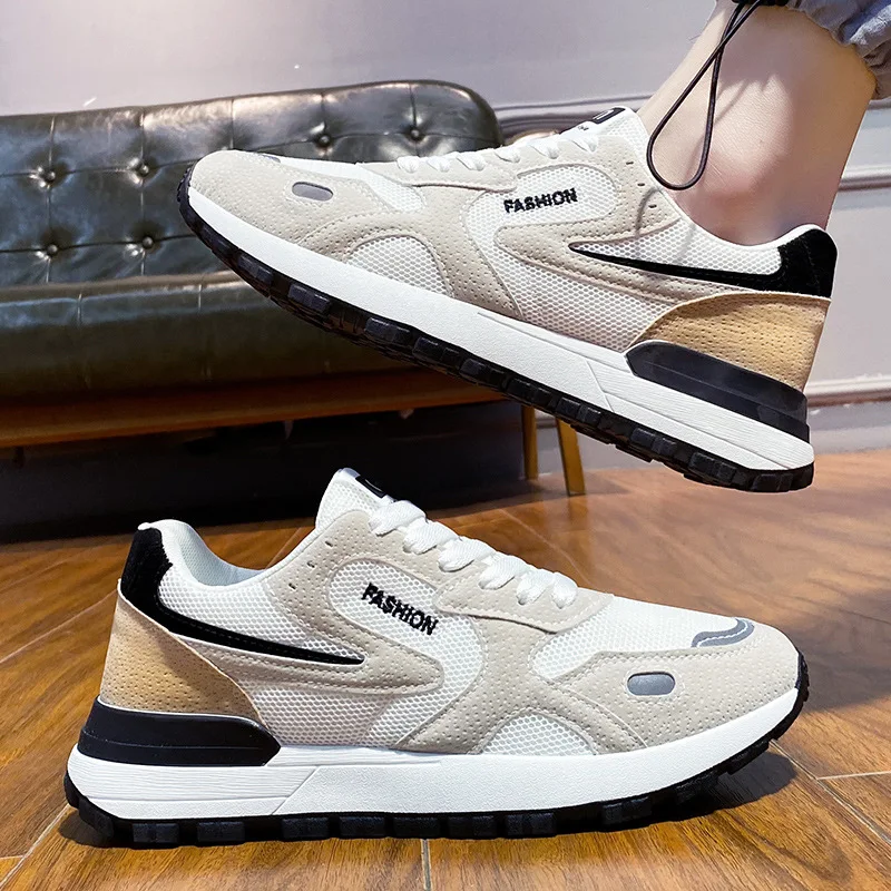 New Men Sneakers Spring Summer Comfortable Breathable Air Mesh Street Cool Casual Sport Jogging Shoes Trend Trainers 
New Men Sneakers Spring Summer Comfortable Breathable Air Mesh Street Cool Casual Sport Jogging Shoes Trend Trainers