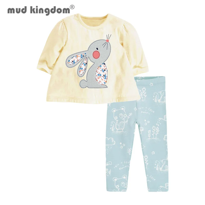 Mudkingdom Little Girl Set Fashion Cartoon Rabbit Long Sleeve T-shirts and Leggings Pants Outfits for Girls Clothes Autum Suit
Mudkingdom Little Girl Set Fashion Cartoon Rabbit Long Sleeve T-shirts and Leggings Pants Outfits for Girls Clothes Autum Suit