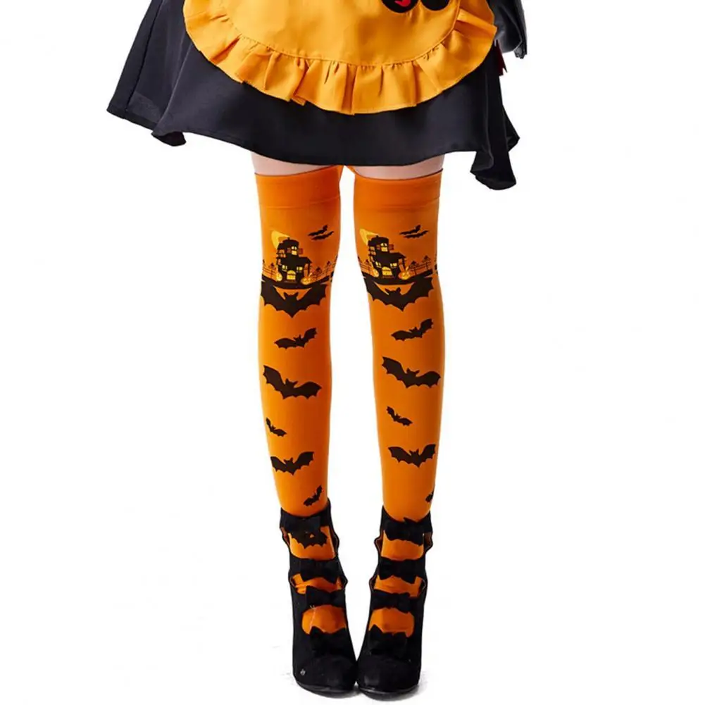 Adult Cute Bat Pattern Long Socks Halloween Women Stockings Breathable for Festival
Adult Cute Bat Pattern Long Socks Halloween Women Stockings Breathable for Festival