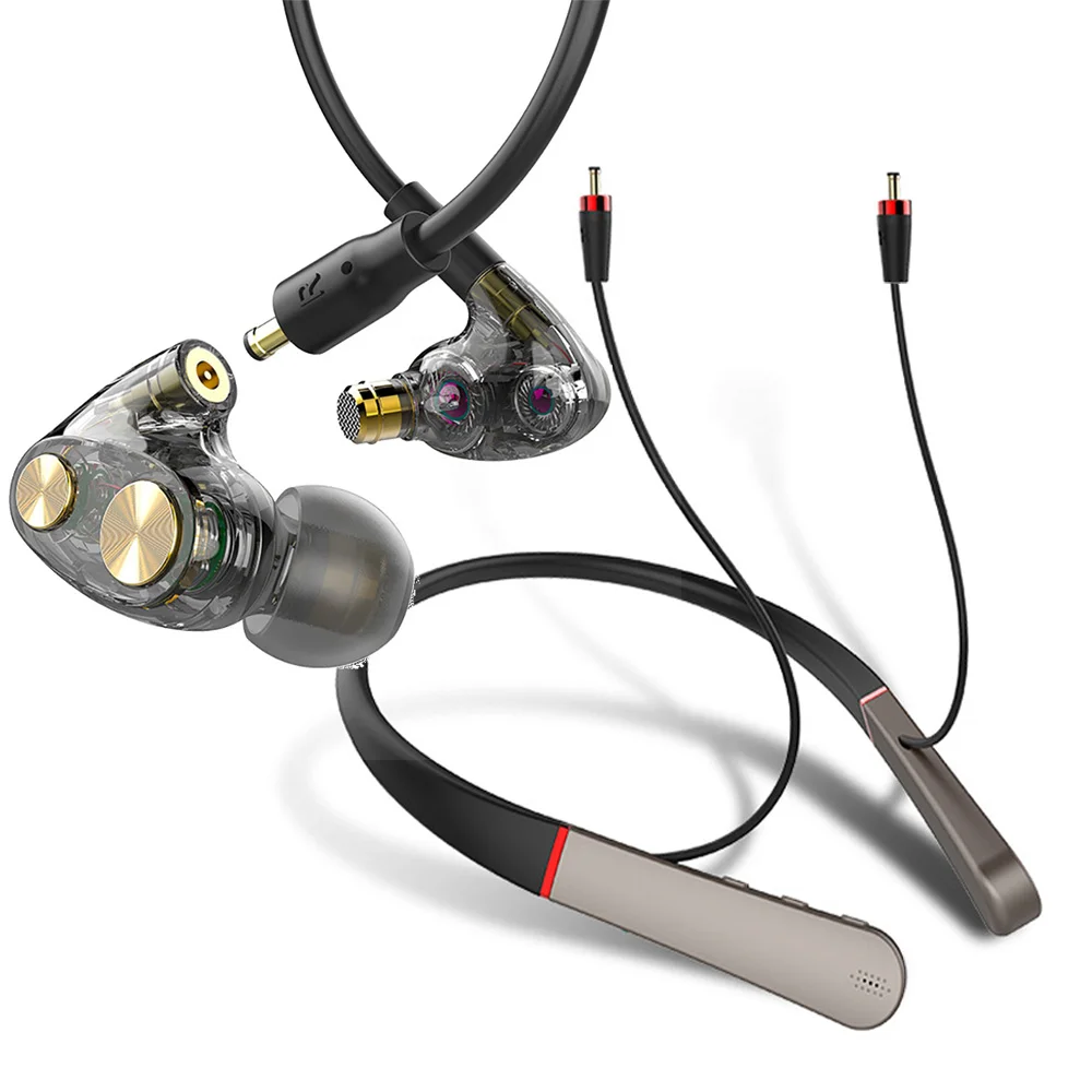 HIFI Earbuds Neckband Wireless Bluetooth Monitor Earphone Hybrid Multi-driver Balanced Armature Dynamic
HIFI Earbuds Neckband Wireless Bluetooth Monitor Earphone Hybrid Multi-driver Balanced Armature Dynamic