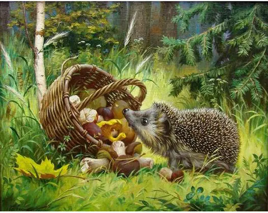 Div 5D Cartoon Hedgehog Forest Tree Mushroom Full Diamond Painting cross stitch kits art Animal 3D paint by diamonds
Div 5D Cartoon Hedgehog Forest Tree Mushroom Full Diamond Painting cross stitch kits art Animal 3D paint by diamonds