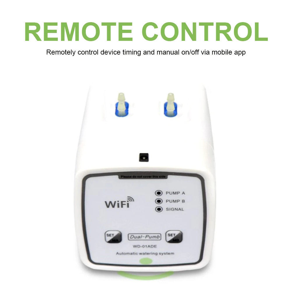 Automatic Watering System Garden Automatic Drip Irrigation Device WiFi WIFI Connection Mobile APP Control for Garden Patio
Automatic Watering System Garden Automatic Drip Irrigation Device WiFi WIFI Connection Mobile APP Control for Garden Patio