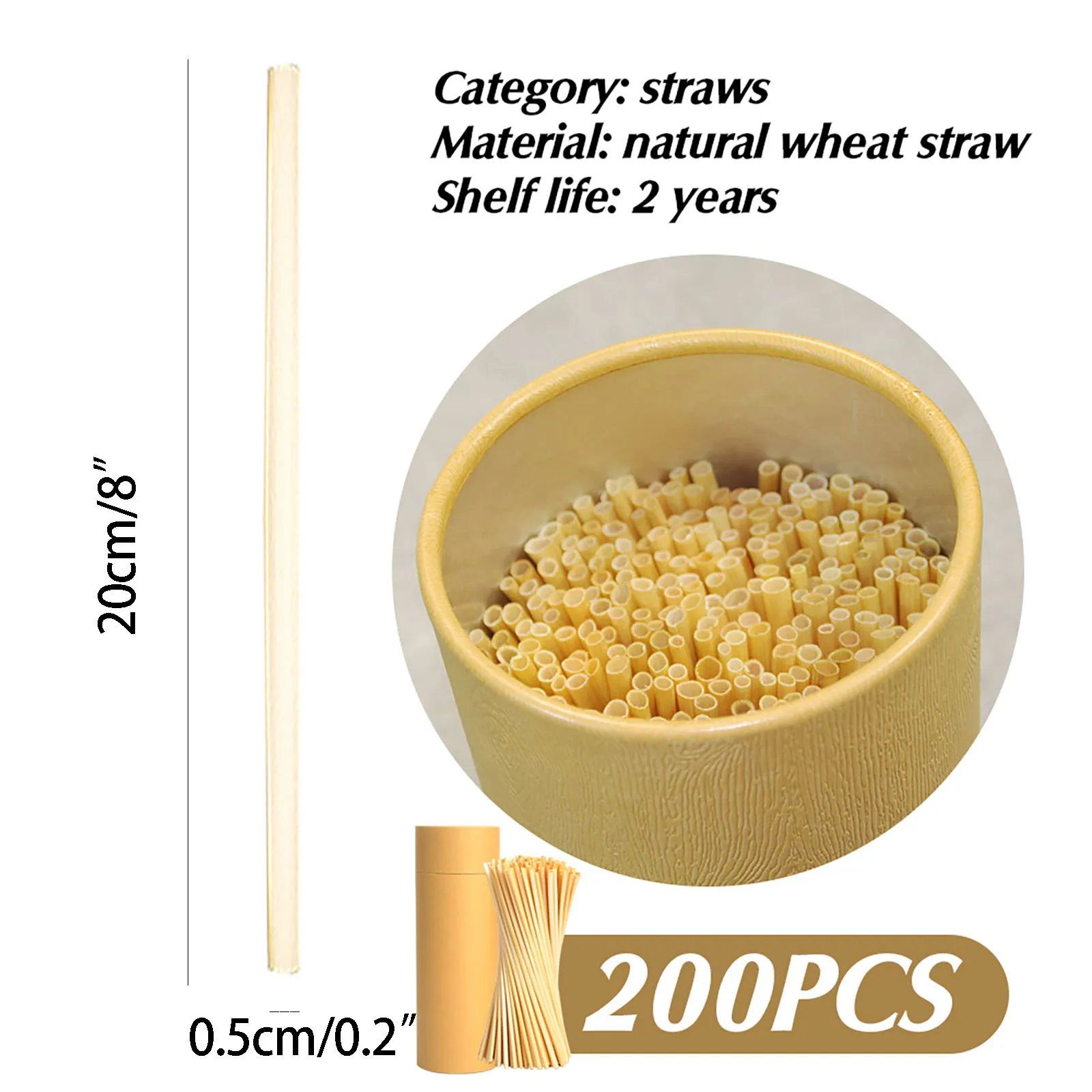 1/2/3/4/5x(200pcs ) Degradable Straw Straw Paper Straw Disposable Straw Recyclable Drinking Straw Eco-friendly Portable Straw
1/2/3/4/5x(200pcs ) Degradable Straw Straw Paper Straw Disposable Straw Recyclable Drinking Straw Eco-friendly Portable Straw