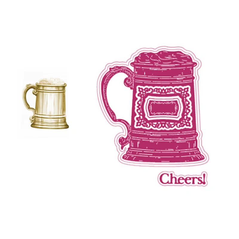 Bar Tankard Metal Cutting Dies for DIY Scrapbooking Crafts Dies Cut Stencils Maker Photo Album Template Handmade Decoration New
Bar Tankard Metal Cutting Dies for DIY Scrapbooking Crafts Dies Cut Stencils Maker Photo Album Template Handmade Decoration New