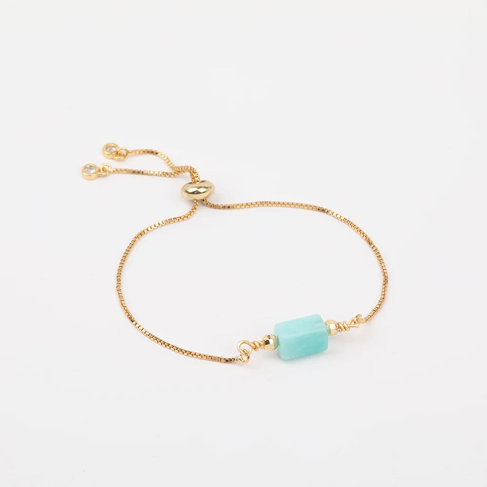 10Pcs/Lot Natural Polished Amazon Stone Chip Beads Cord Knotted Adjustable Bracelet Women Gold Chains Tennis Bracelet Wholesales
10Pcs/Lot Natural Polished Amazon Stone Chip Beads Cord Knotted Adjustable Bracelet Women Gold Chains Tennis Bracelet Wholesales