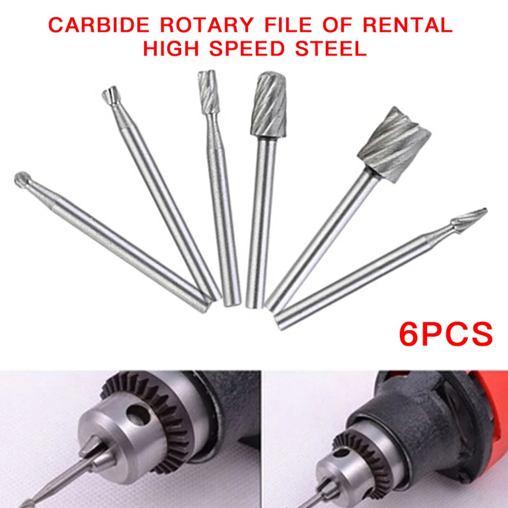 Wood Carving Milling Cutter Set 6PCS Durable HSS Routing Router Bits Burr Milling Cutter For Rotary Engraving Machine Tool
Wood Carving Milling Cutter Set 6PCS Durable HSS Routing Router Bits Burr Milling Cutter For Rotary Engraving Machine Tool