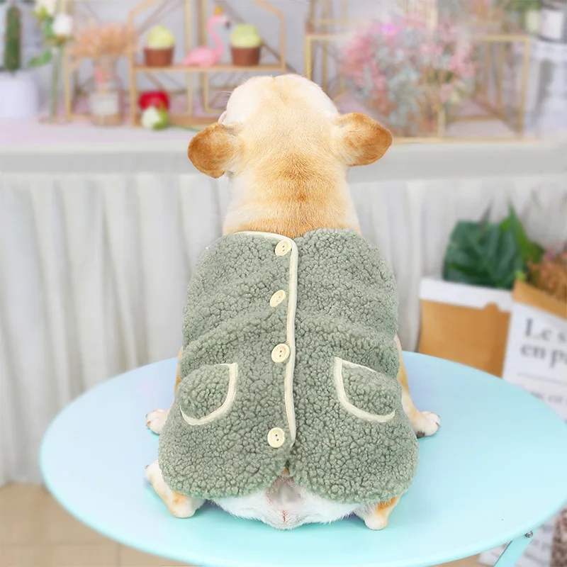 Teddy velveteen vest Bulldog pet clothing clothing clothing autumn winter new dog warm clothing
Teddy velveteen vest Bulldog pet clothing clothing clothing autumn winter new dog warm clothing