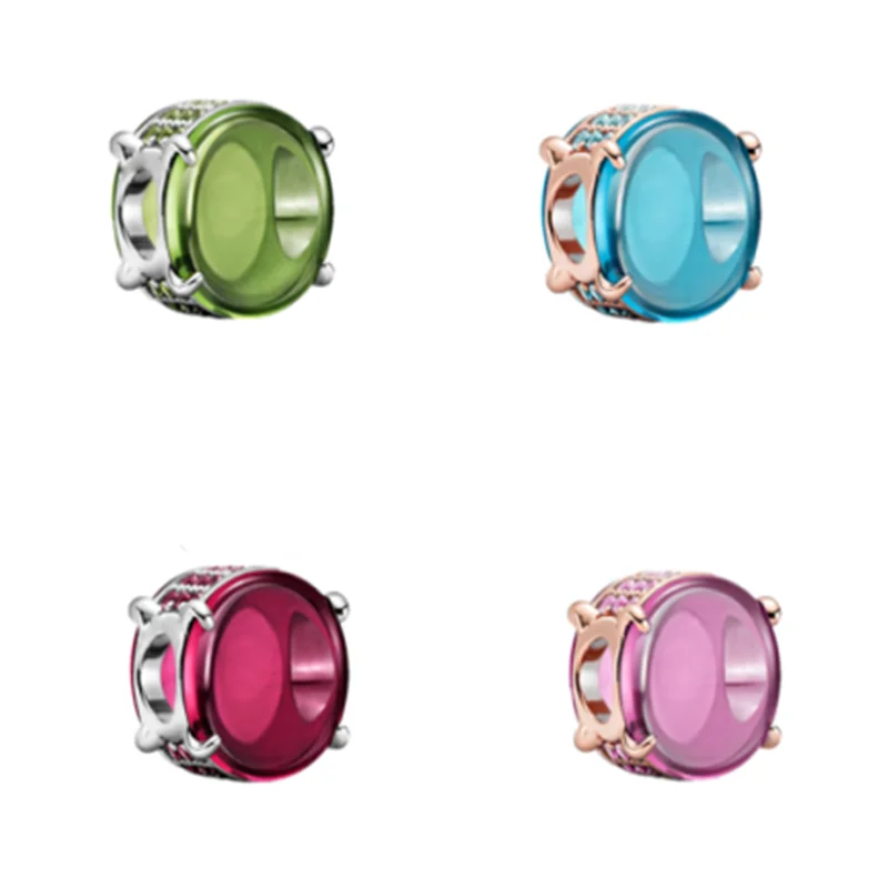 925 Sterling Silver Opal Bead Blue Pink Red Green Charm Fit Original Pandora Bracelet DIY Jewelry Make For Women Girl Gift
925 Sterling Silver Opal Bead Blue Pink Red Green Charm Fit Original Pandora Bracelet DIY Jewelry Make For Women Girl Gift