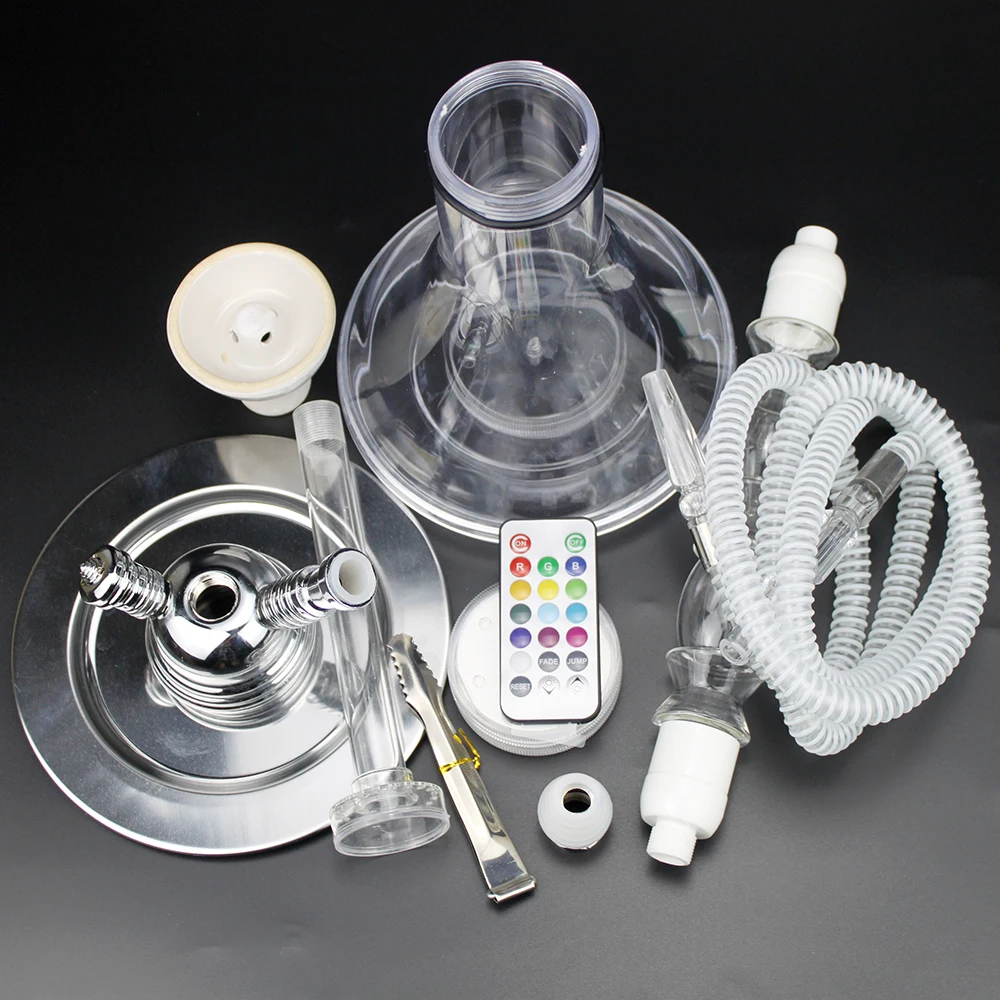New Arabian Acrylic Shisha Set Contain Metal Tongs Silicone Hose Tobacco Bowl Smoking Water pipe Narguile Chicha Hookah Set 
New Arabian Acrylic Shisha Set Contain Metal Tongs Silicone Hose Tobacco Bowl Smoking Water pipe Narguile Chicha Hookah Set