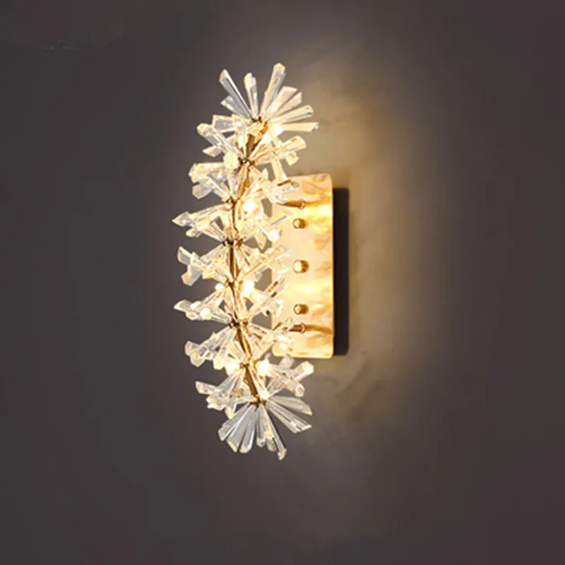 Luxury Wall Sconce Lighting Luxury Living Room Bedroom LED Crystal Wall Lamp New Arrival Wall Decor Gold Light Fixtures
Luxury Wall Sconce Lighting Luxury Living Room Bedroom LED Crystal Wall Lamp New Arrival Wall Decor Gold Light Fixtures