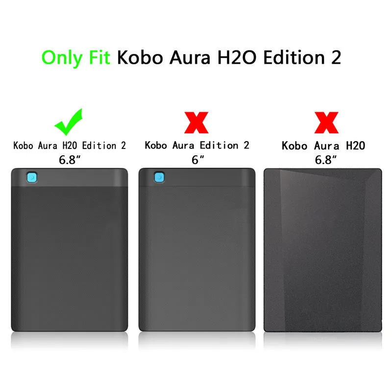 Protective Case for Kobo Aura Edition 2 6'' eReader Slim Folio Stand PU Leather Shell Funda for Kobo Aura Edition 2 Cover
Protective Case for Kobo Aura Edition 2 6'' eReader Slim Folio Stand PU Leather Shell Funda for Kobo Aura Edition 2 Cover