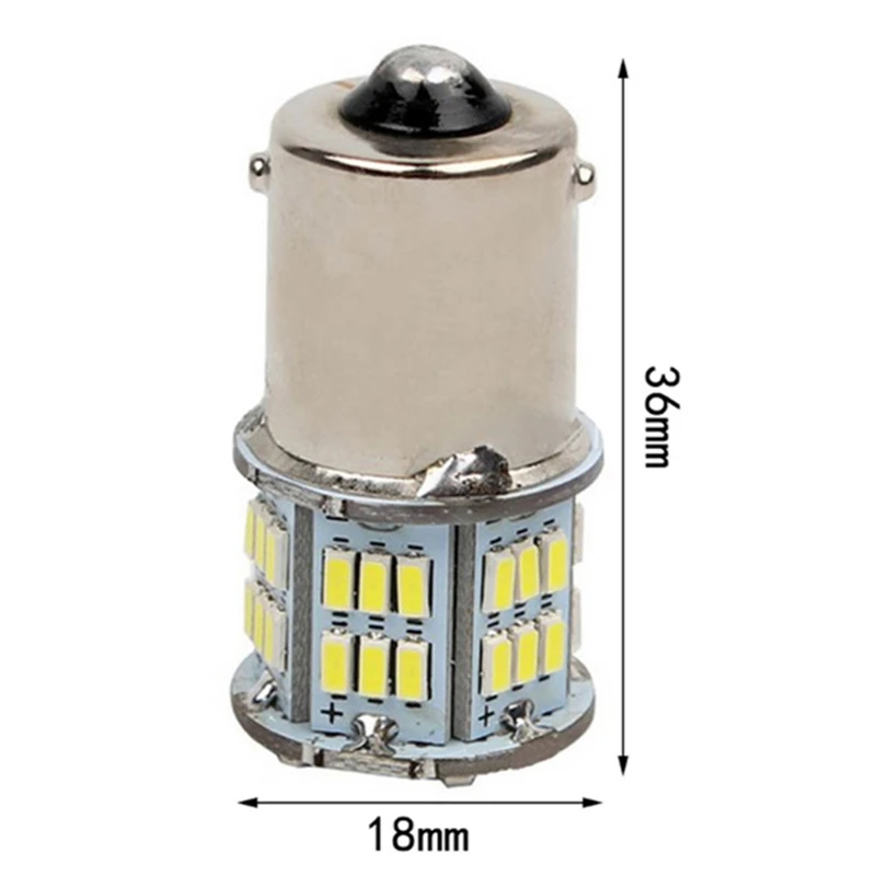1156 BA15S 54SMD 3014 Chipsets LED Bulbs Super Bright for Car Truck Turn Signal Backup Reverse Lights Xenon Accessories
1156 BA15S 54SMD 3014 Chipsets LED Bulbs Super Bright for Car Truck Turn Signal Backup Reverse Lights Xenon Accessories