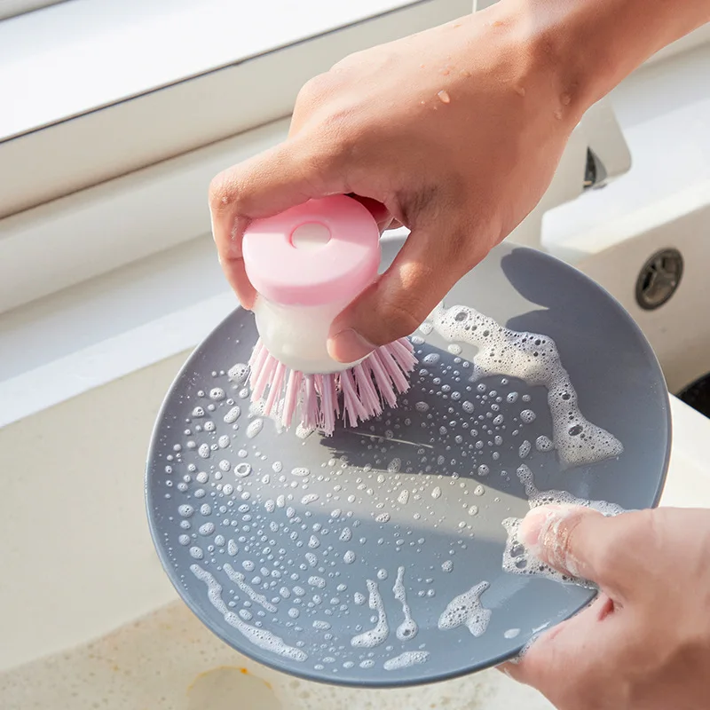 Cleaning supplies Clean ball creative plastic brush pot automatic liquid adding brush press liquid washing bowl cleaning brush
Cleaning supplies Clean ball creative plastic brush pot automatic liquid adding brush press liquid washing bowl cleaning brush