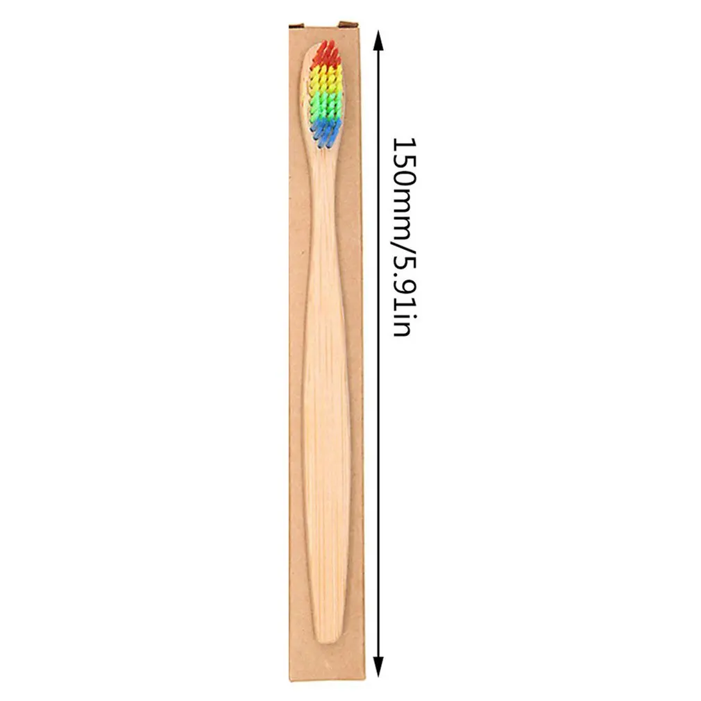 Natural Bamboo Environment Toothbrush Made with Rainbow Nylon Infused Bristles in Recycled Biodegradable
Natural Bamboo Environment Toothbrush Made with Rainbow Nylon Infused Bristles in Recycled Biodegradable