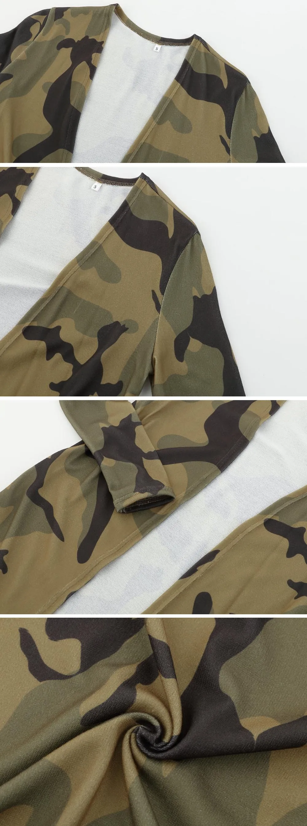 Women Long Sleeve Cardigans Leopard Camouflage Print Long Kimono Shawl Tops Open Stitch Casual Loose Coat Jacket Plus Size S-XL
Women Long Sleeve Cardigans Leopard Camouflage Print Long Kimono Shawl Tops Open Stitch Casual Loose Coat Jacket Plus Size S-XL