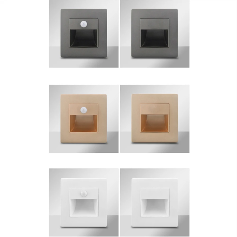 New hotel inductive footlights 86 LED Night Lights corridor stairs step light control people to light up
New hotel inductive footlights 86 LED Night Lights corridor stairs step light control people to light up