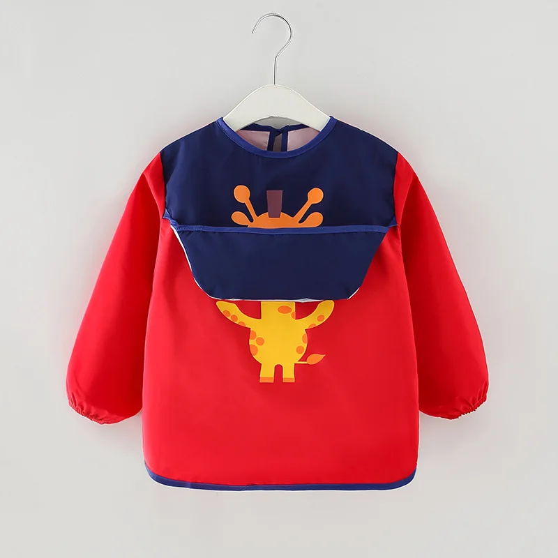 Cartoon Baby Bandana Bibs Waterproof Long Sleeve Apron Kids Burp Cloth Feeding Bib With Pocket Child Eating Drawing Smock
Cartoon Baby Bandana Bibs Waterproof Long Sleeve Apron Kids Burp Cloth Feeding Bib With Pocket Child Eating Drawing Smock