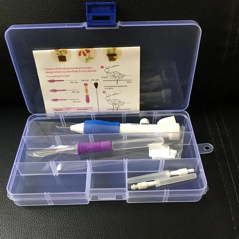 Embroidery Punch Needle Kit Stitching Tool Set Embroidery Pen Set Knitting Sewing Tools
Embroidery Punch Needle Kit Stitching Tool Set Embroidery Pen Set Knitting Sewing Tools