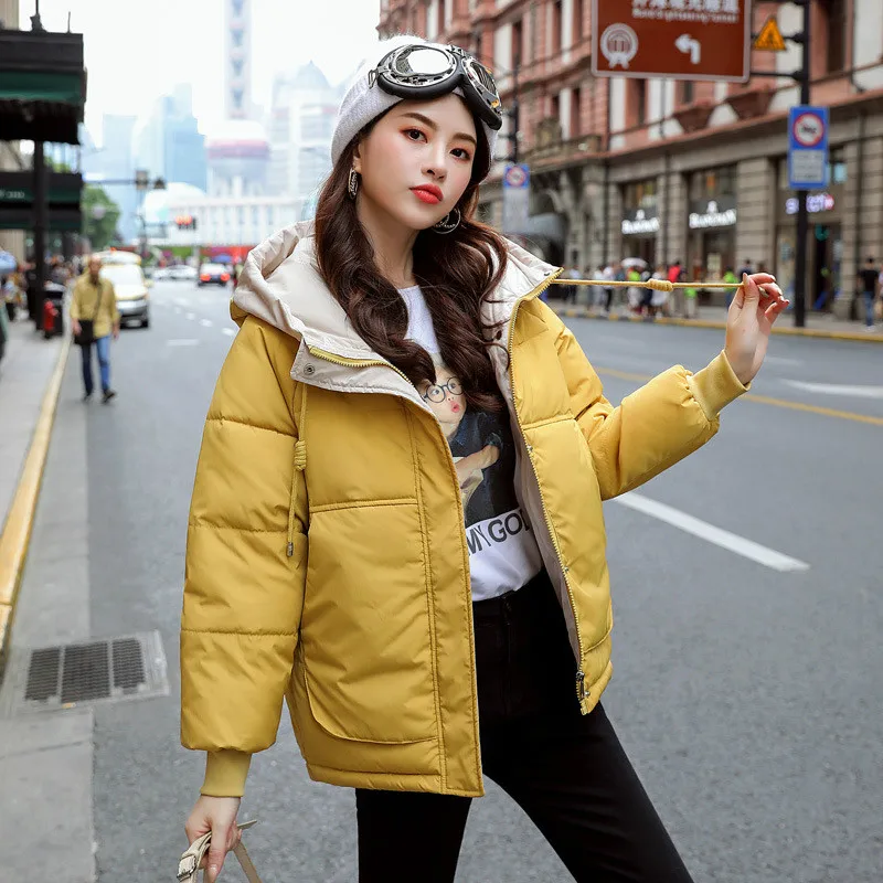 Women Winter Jacket Loose Parkas Patchwork Thickening Warm Coat Hooded Female Down Cotton-padded Short Jacket Coat
Women Winter Jacket Loose Parkas Patchwork Thickening Warm Coat Hooded Female Down Cotton-padded Short Jacket Coat