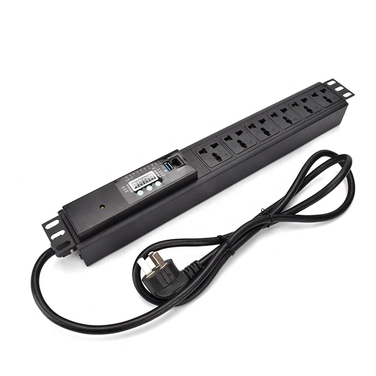 6 Slots Universal 19 Rack Mount PDU Power Distribu Smart Intelligent Vertical PDU with USB Port
6 Slots Universal 19 Rack Mount PDU Power Distribu Smart Intelligent Vertical PDU with USB Port