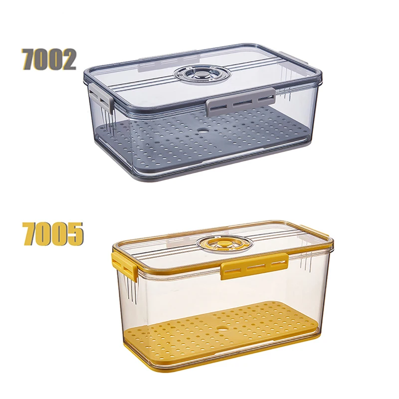 Friger Fresh-Keeping Box Stackable Clear Timekeeping Organizer Boxes with Drain Hole Tray Kitchen Food Meat Fish Fruit Container
Friger Fresh-Keeping Box Stackable Clear Timekeeping Organizer Boxes with Drain Hole Tray Kitchen Food Meat Fish Fruit Container