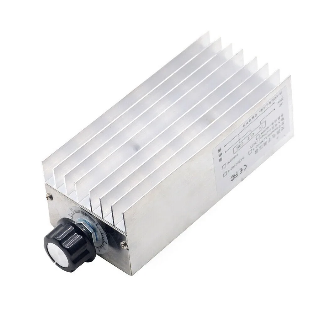 AC 110-220V 10000W SCR Motor Speed Controller Volt Regulator Dimmer Thermostat Electronic Regulator
AC 110-220V 10000W SCR Motor Speed Controller Volt Regulator Dimmer Thermostat Electronic Regulator
