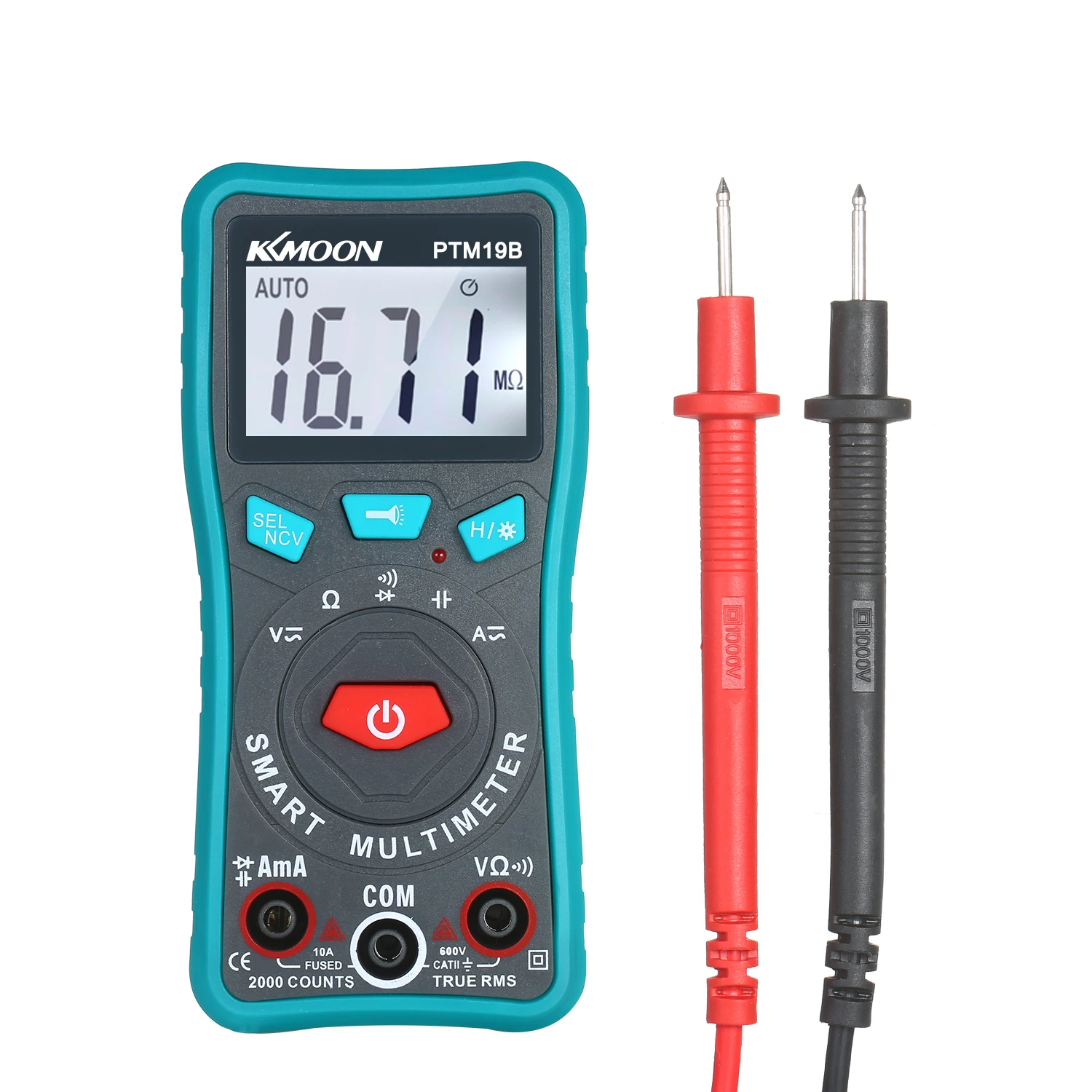 Digtal Multimeter Handheld True RMS Auto-Ranging AC/DC DMM Voltage/Resistance/Voltage/Capacitance/Diode Tester Detector
Digtal Multimeter Handheld True RMS Auto-Ranging AC/DC DMM Voltage/Resistance/Voltage/Capacitance/Diode Tester Detector
