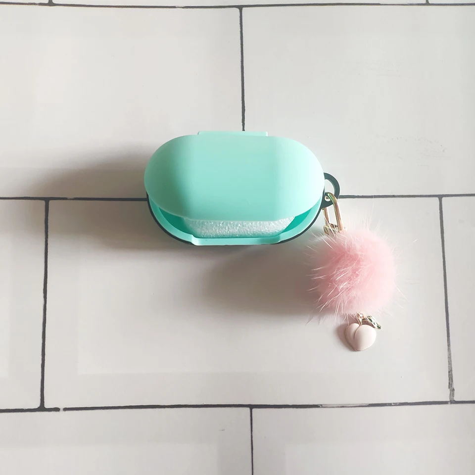 Silicone Case for Samsung Galaxy Buds+ Plus 2020 Bluetooth Earphone Cover for Samsung Buds 2019 Cute Fur Ball Peach Keyring New
Silicone Case for Samsung Galaxy Buds+ Plus 2020 Bluetooth Earphone Cover for Samsung Buds 2019 Cute Fur Ball Peach Keyring New