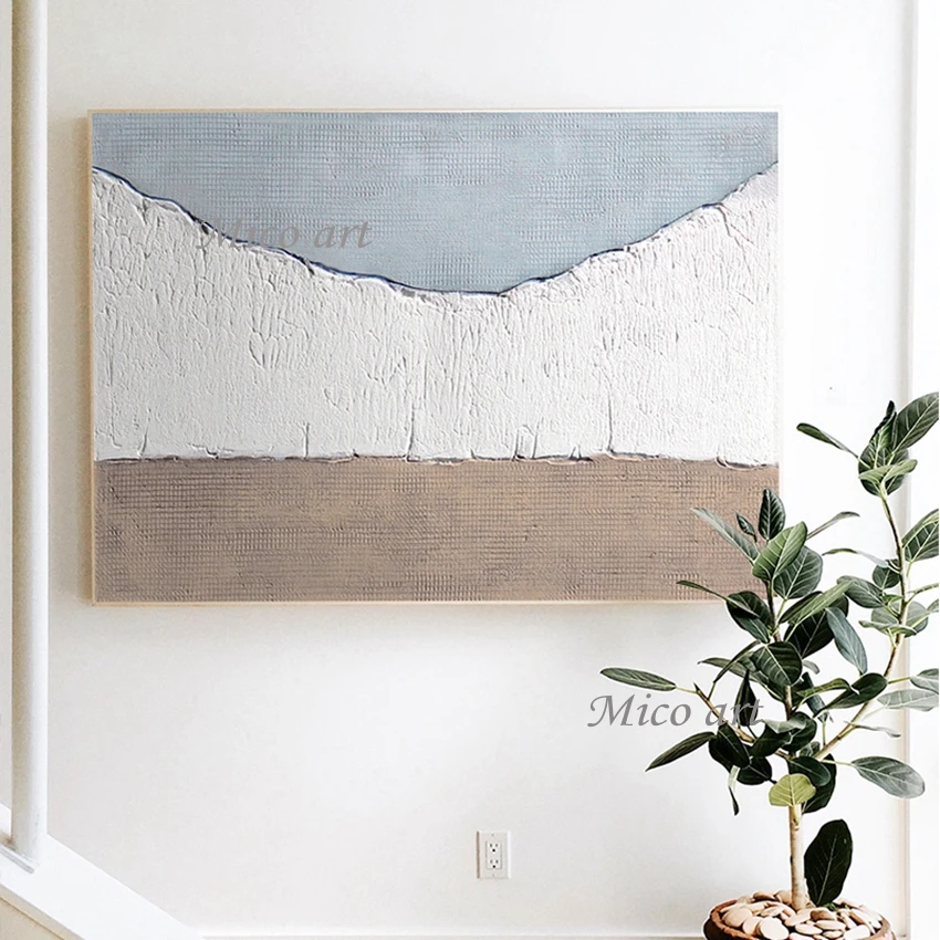 Unframed Textured Abstract Simple Design Oil Painting Wall Hangings Canvas Paintings Cheap Art Modern Hotel Room Decoration
Unframed Textured Abstract Simple Design Oil Painting Wall Hangings Canvas Paintings Cheap Art Modern Hotel Room Decoration