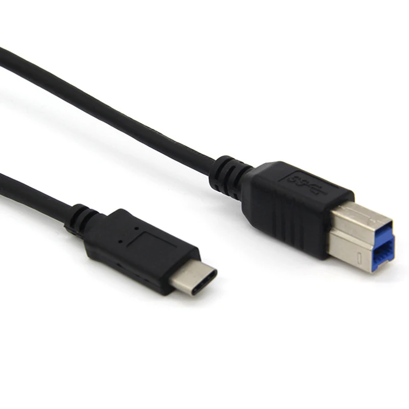 3ft USB 3.1 USB-C cable Type C Male to USB3.0 B Male Data Cable for Apple Macbook & Laptop hardisk Black
3ft USB 3.1 USB-C cable Type C Male to USB3.0 B Male Data Cable for Apple Macbook & Laptop hardisk Black
