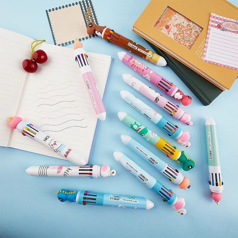 Ten Color Ballpoint Pen Novelty Cute Student Writing Gel Pens Learning Supplies Schrijven Pennen Kawaii Schoolbenodigdheden
Ten Color Ballpoint Pen Novelty Cute Student Writing Gel Pens Learning Supplies Schrijven Pennen Kawaii Schoolbenodigdheden