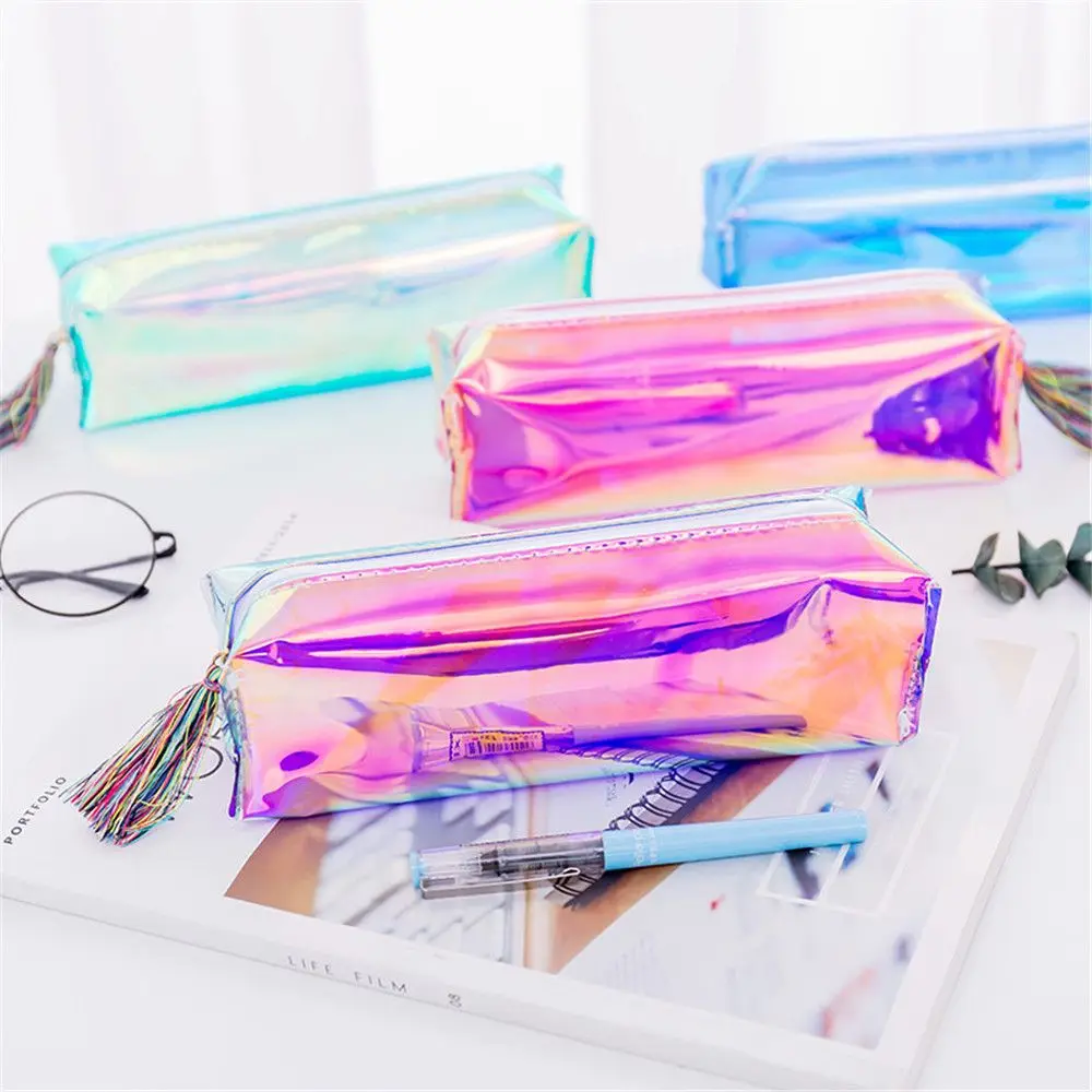 Cute Laser Pen Bag Cosmetics Case Zipper Pouch Kawaii Makeup Bag Large Capacity Pencil Case Pen Holder Cosmetic Organizer
Cute Laser Pen Bag Cosmetics Case Zipper Pouch Kawaii Makeup Bag Large Capacity Pencil Case Pen Holder Cosmetic Organizer